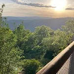 Private Mountain Log With Amazing Panoramic Sunset Views At Small Scale Nature * קאבקסיירס דה באסטו