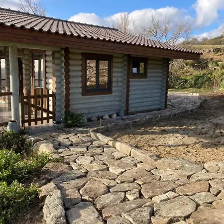Private Mountain Log With Amazing Panoramic Sunset Views At Small Scale Nature Parque de Campismo Cabeceiras de Basto