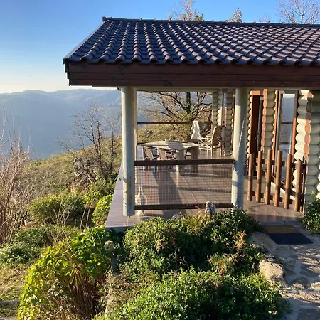 Private Mountain Log With Amazing Panoramic Sunset Views At Small Scale Nature Cabeceiras de Basto
