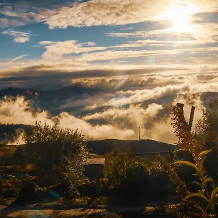 Private Mountain Log With Amazing Panoramic Sunset Views At Small Scale Nature Campsite Cabeceiras de Basto