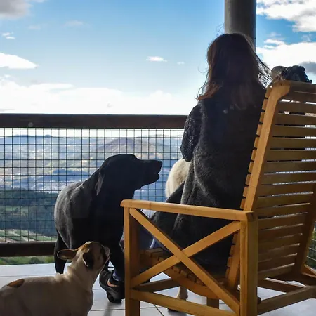 Private Mountain Log With Amazing Panoramic Sunset Views At Small Scale Nature مكان تخييم *