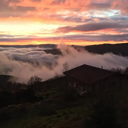 Private Mountain Log With Amazing Panoramic Sunset Views At Small Scale Nature