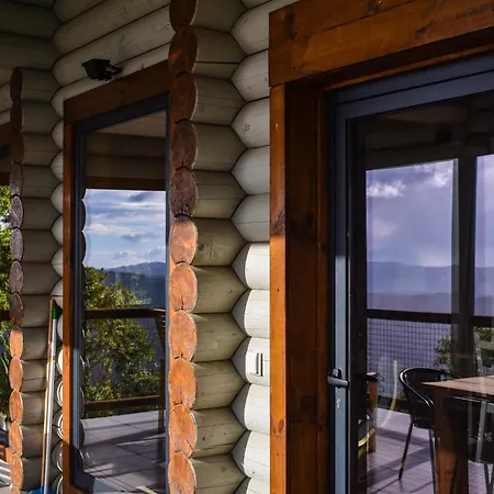 مكان تخييم Private Mountain Log With Amazing Panoramic Sunset Views At Small Scale Nature *