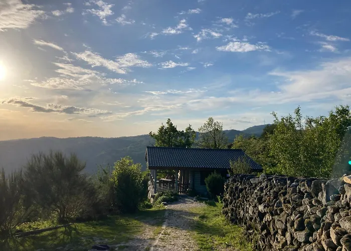 캠프장 Private Mountain Log With Amazing Panoramic Sunset Views At Small Scale Nature *
