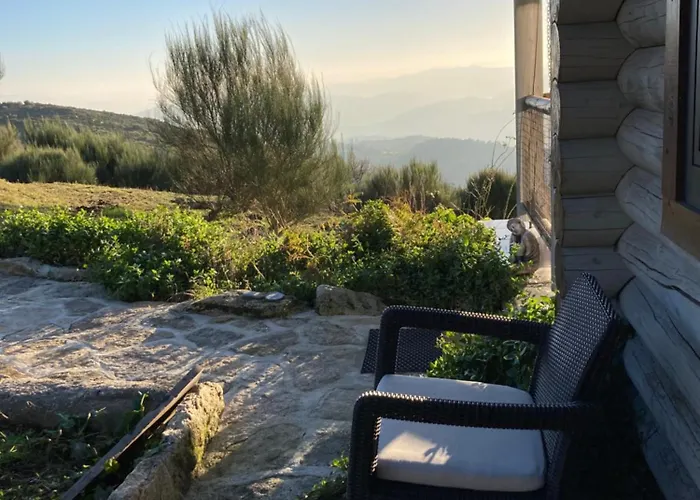 Private Mountain Log With Amazing Panoramic Sunset Views At Small Scale Nature Cabeceiras de Basto