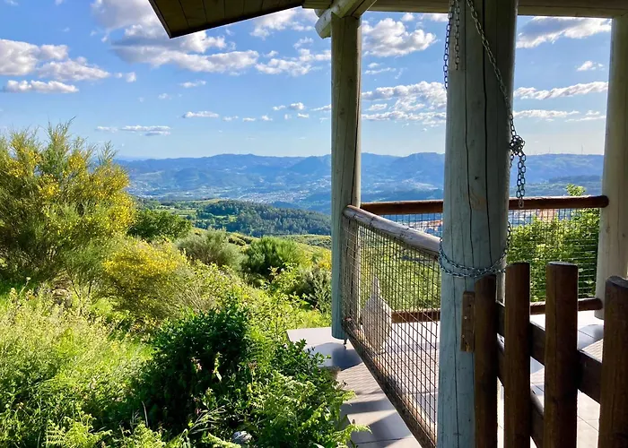 Private Mountain Log With Amazing Panoramic Sunset Views At Small Scale Nature