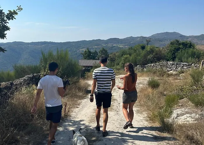 캠프장 Private Mountain Log With Amazing Panoramic Sunset Views At Small Scale Nature 카베세이라스 드 바스투