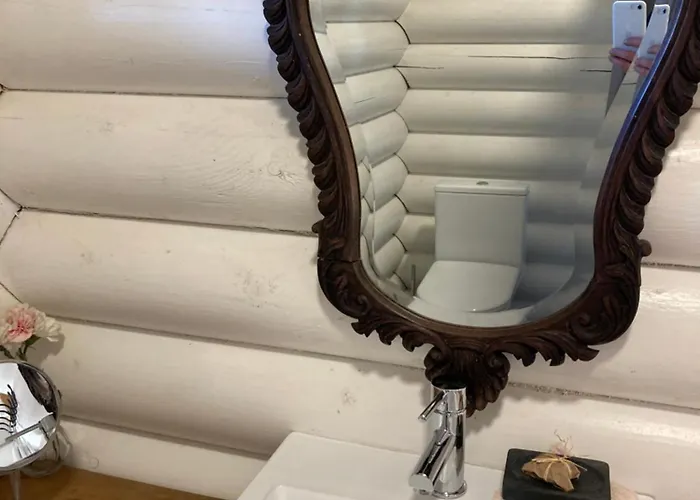 Private Mountain Log With Amazing Panoramic Sunset Views At Small Scale Nature Kamp alanı