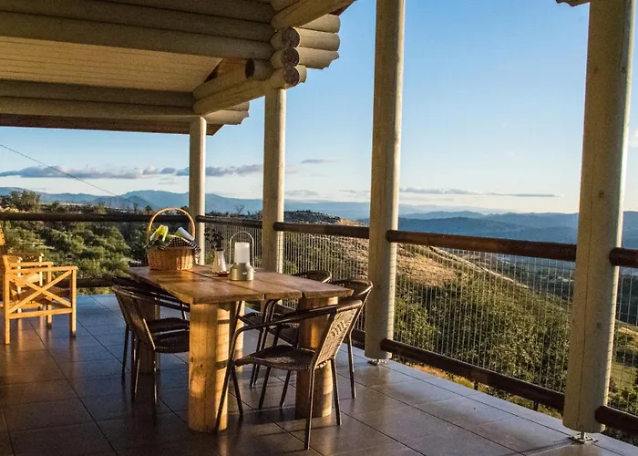 캠프장 Private Mountain Log With Amazing Panoramic Sunset Views At Small Scale Nature *