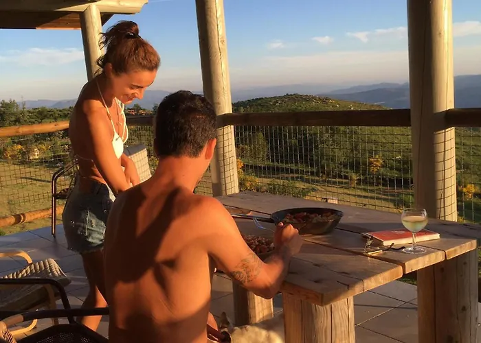 Private Mountain Log With Amazing Panoramic Sunset Views At Small Scale Nature * Cabeceiras de Basto